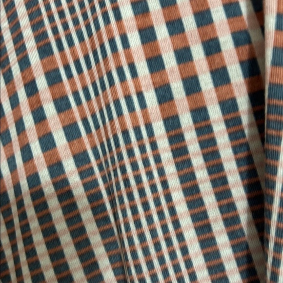 SugarFox Casual Striped Women's Sweatshirt with Hood in Brown and White - Picture 2 of 5